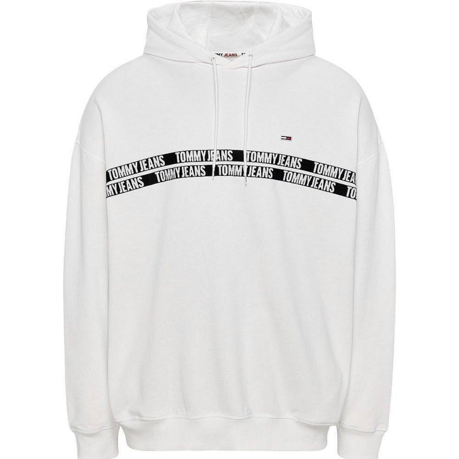 Uomo TOMMY HILFIGER Felpe | Tape Hoodie - Felpa Nastro Iconico