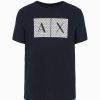 Uomo ARMANI EXCHANGE T-Shirts | T-Shirt Manica Corta Con Stampa Logo