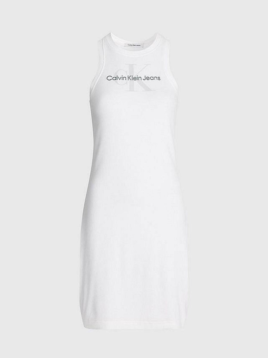 Donna CALVIN KLEIN JEANS Abiti E Vestiti | Archival Monologo Rib Tank Dress - Abito