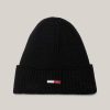 Uomo TOMMY HILFIGER Cappelli | Flag Rib Beanie - Berretto A Coste Con Risvolto