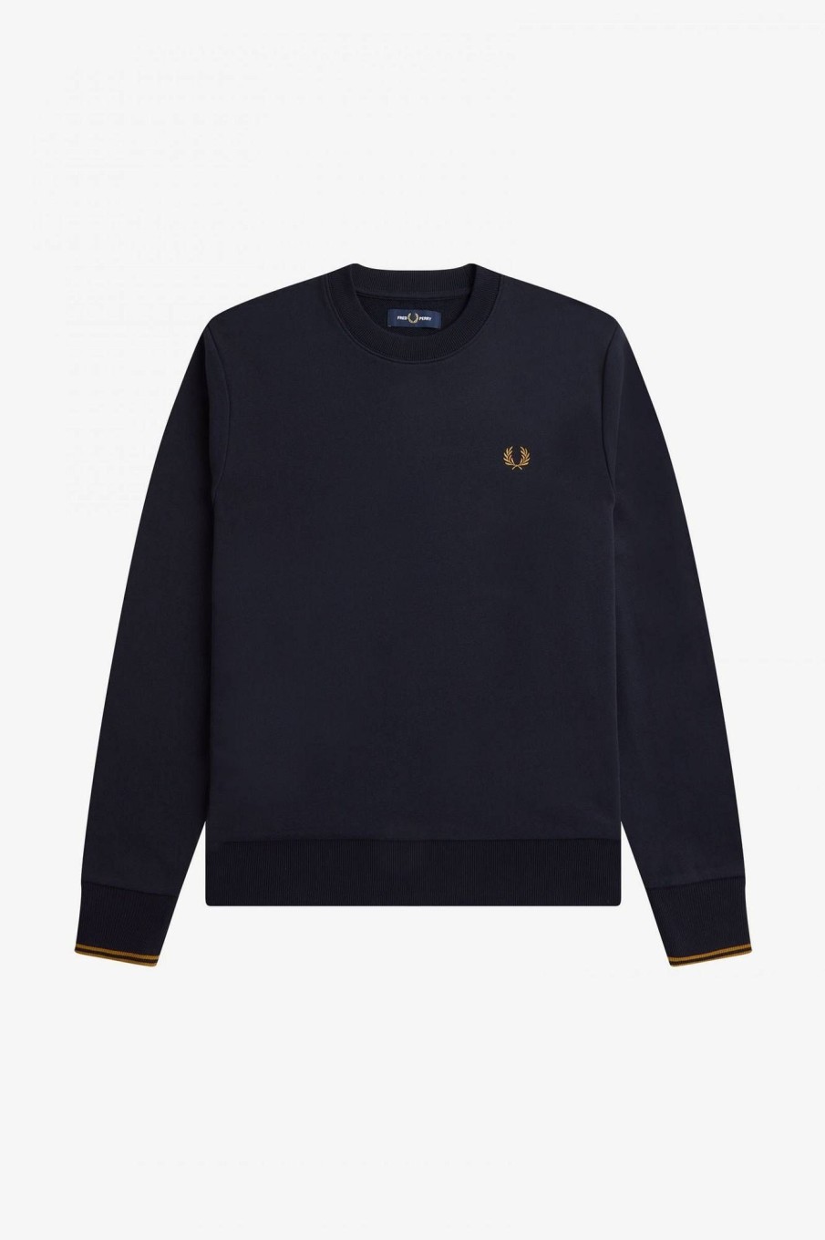 Uomo FRED PERRY Felpe | Felpa Girocollo Misto Cotone