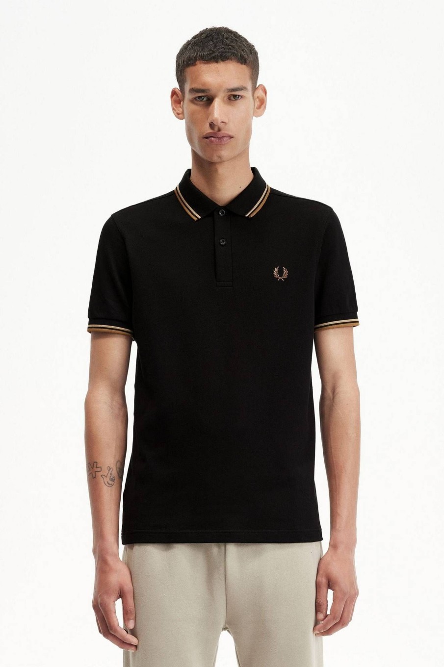 Uomo FRED PERRY Polo | Polo Manica Corta Slim Fit