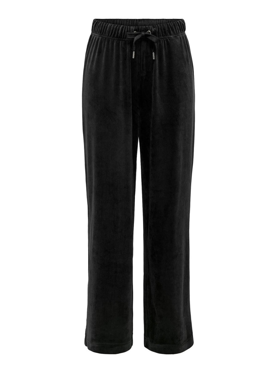 Donna ONLY Pantaloni | Rebel Wide Leg Pant - Pantaloni Da Tuta In Velluto