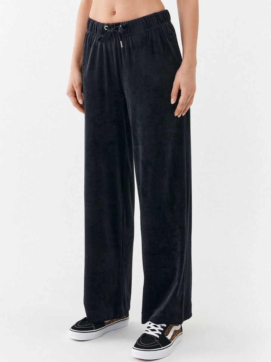 Donna ONLY Pantaloni | Rebel Wide Leg Pant - Pantaloni Da Tuta In Velluto