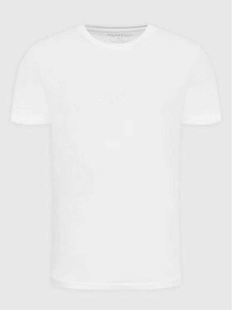 Uomo GUESS T-Shirts | Aidy Cn Ss Tee - T-Shirt Manica Corta