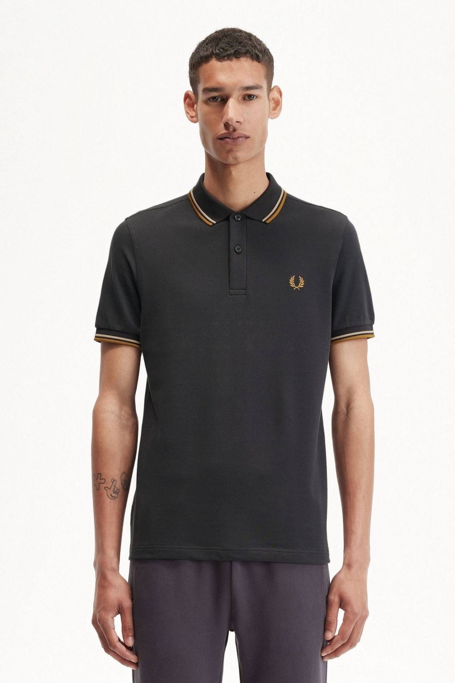 Uomo FRED PERRY Polo | Polo Manica Corta Slim Fit