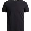 Uomo JACK & JONES T-Shirts | T-Shirt In Cotone Biologico