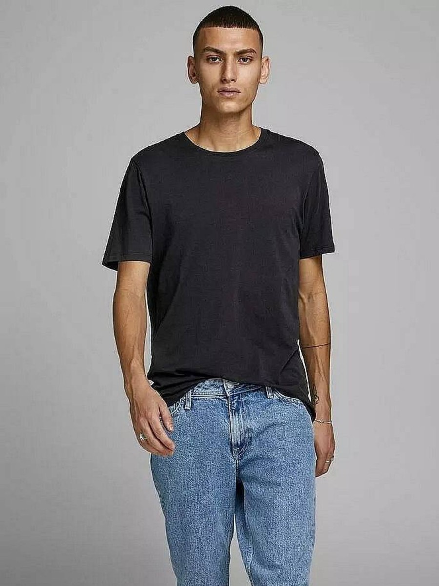 Uomo JACK & JONES T-Shirts | T-Shirt In Cotone Biologico