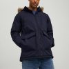 Uomo JACK & JONES Giubbotti E Cappotti | Craft Parka Sn - Giaccone Lungo Con Cappuccio