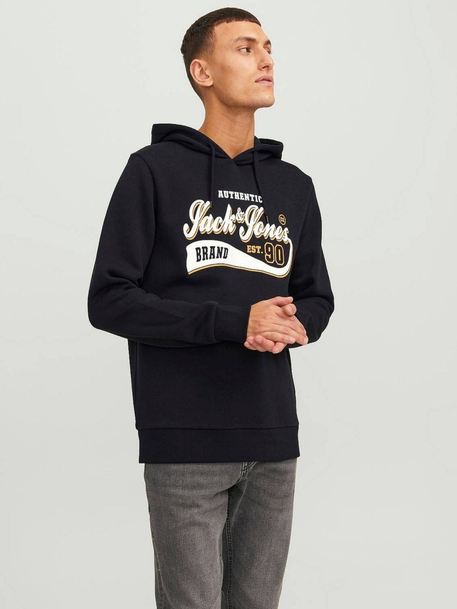 Uomo JACK & JONES Felpe | Logo Sweat Hood - Felpa Con Cappuccio