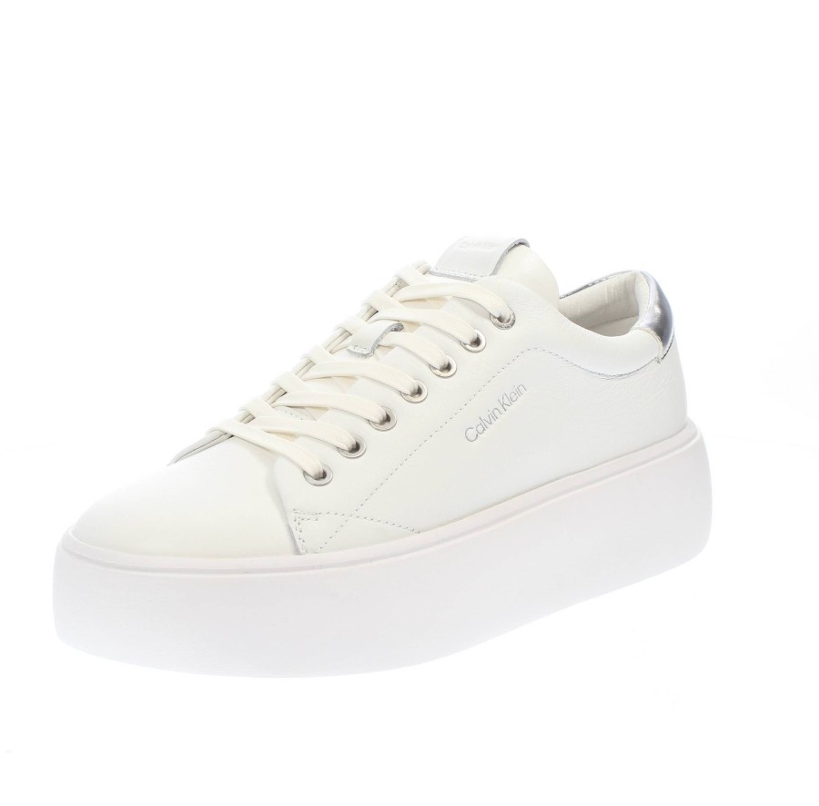 Donna CALVIN KLEIN JEANS Sneakers | Bubble Lace Up - Sneakers Flatform In Pelle