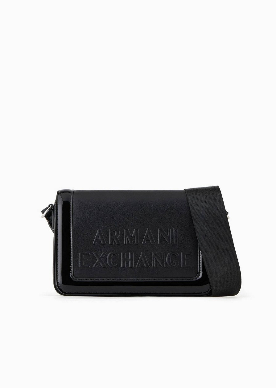 Donna ARMANI EXCHANGE Borse A Tracolla | Crossbody - Borsa A Tracolla Con Logo In Rilievo