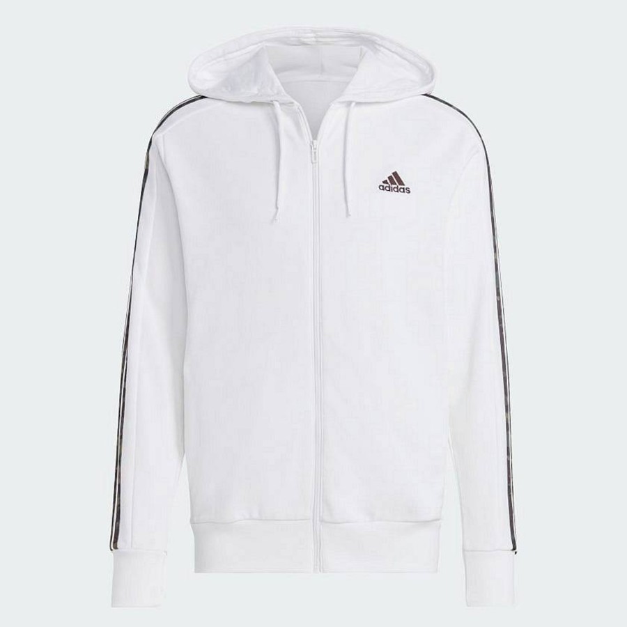 Uomo ADIDAS Felpe | Essentials French Terry - Felpa Con Cappuccio E Zip