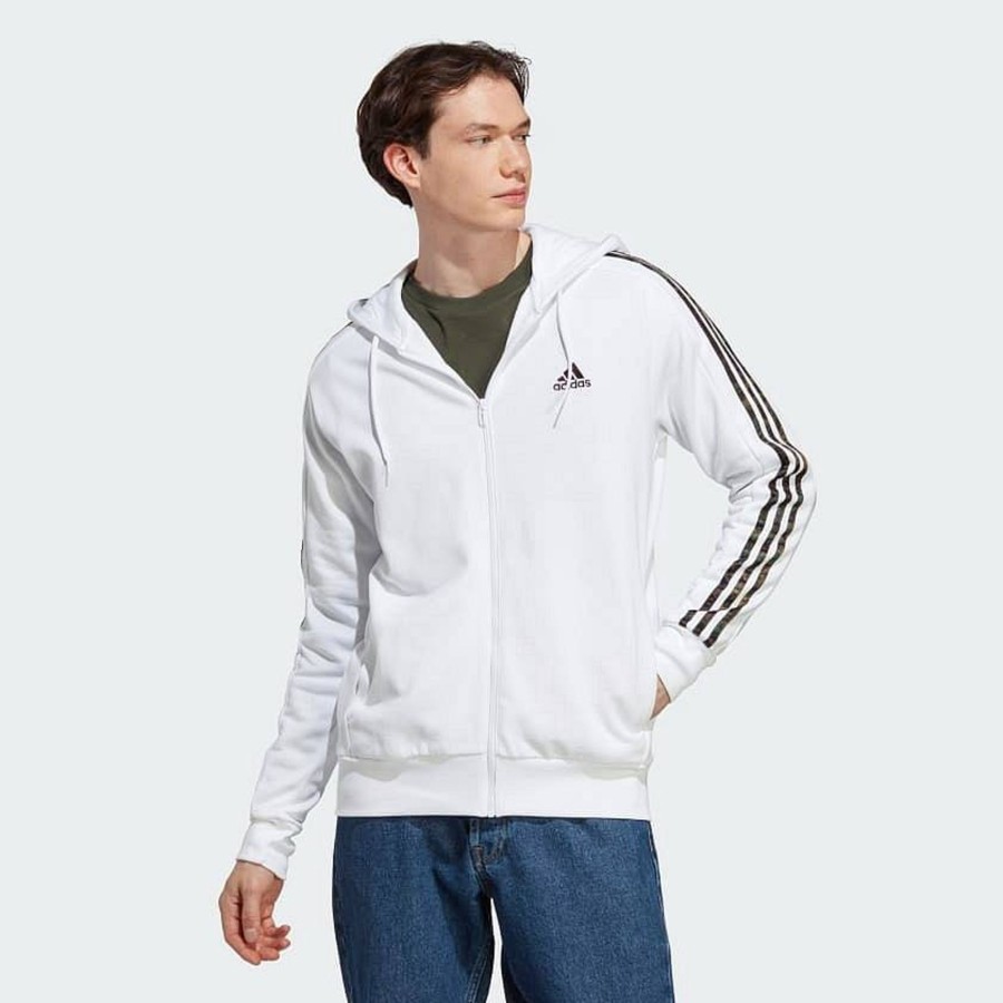 Uomo ADIDAS Felpe | Essentials French Terry - Felpa Con Cappuccio E Zip