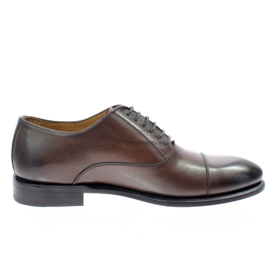 Uomo GUIDO FERRI Stringate | Stringate Oxford Interamente In Pelle