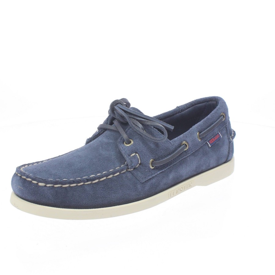 Uomo SEBAGO Scarpe Da Barca | Docksides Portland Flesh Out - Vela In Suede