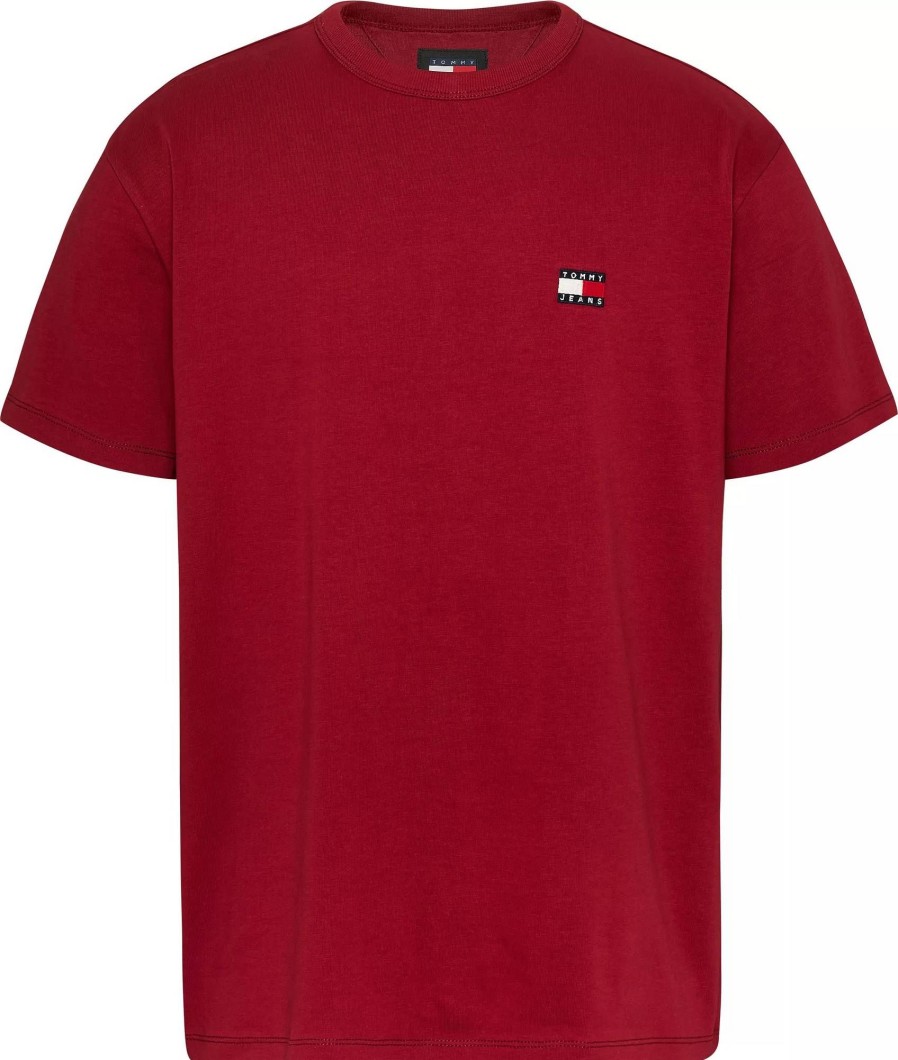 Uomo TOMMY HILFIGER T-Shirts | Reg Badge Tee Ext - T-Shirt Con Logo