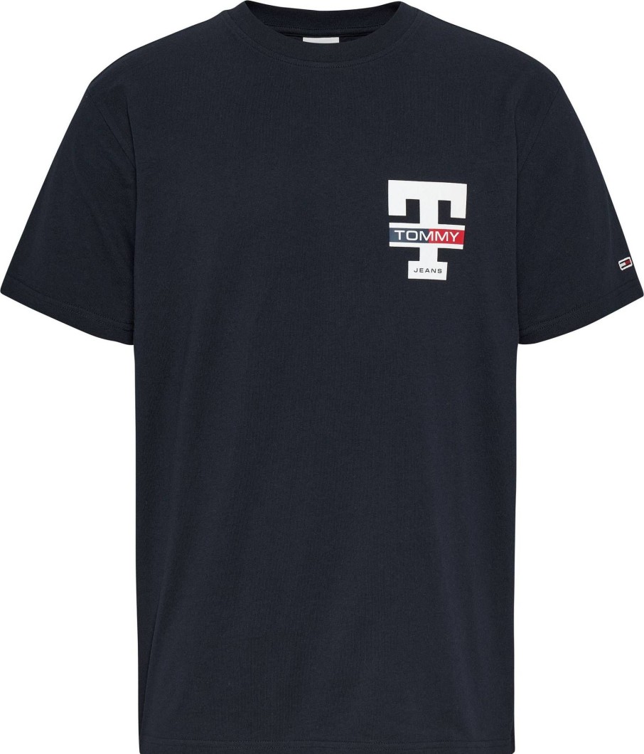 Uomo TOMMY HILFIGER T-Shirts | Tjm Clsc Rwb Letterman Tee - T-Shirt Con Logo