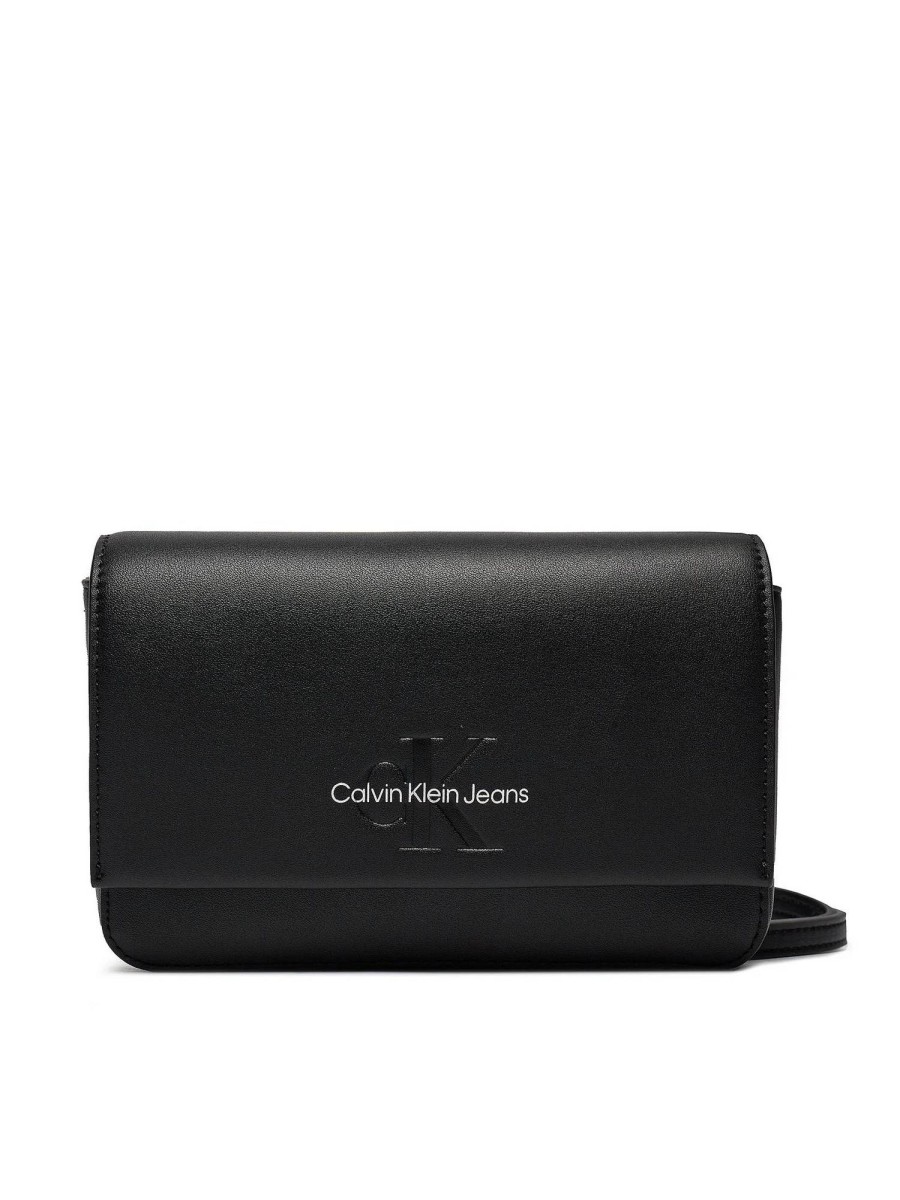 Donna CALVIN KLEIN JEANS Portafogli E Portacarte | Sculpted Wallet - Tracollina Con Logo