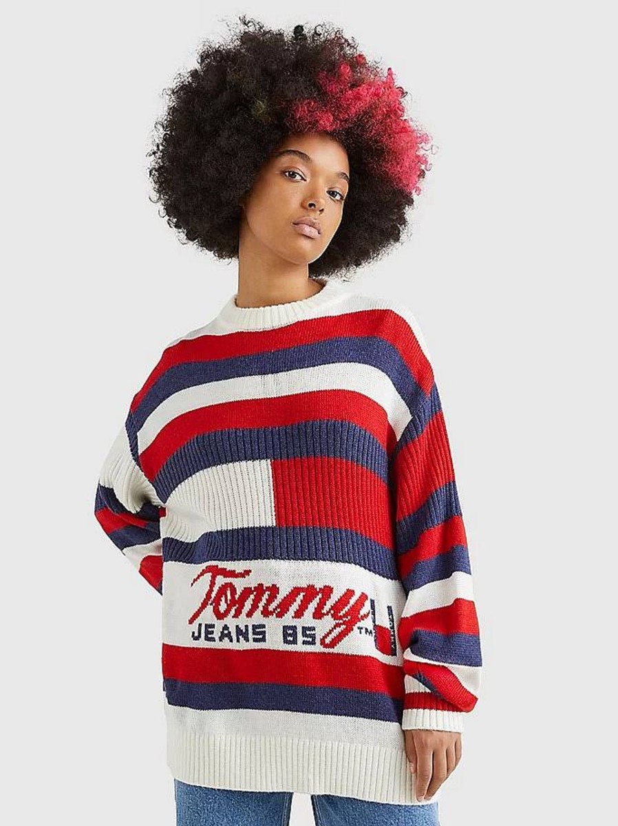 Donna TOMMY HILFIGER Pullover E Cardigan | Timeless 2 Sweater - Pullover A Righe