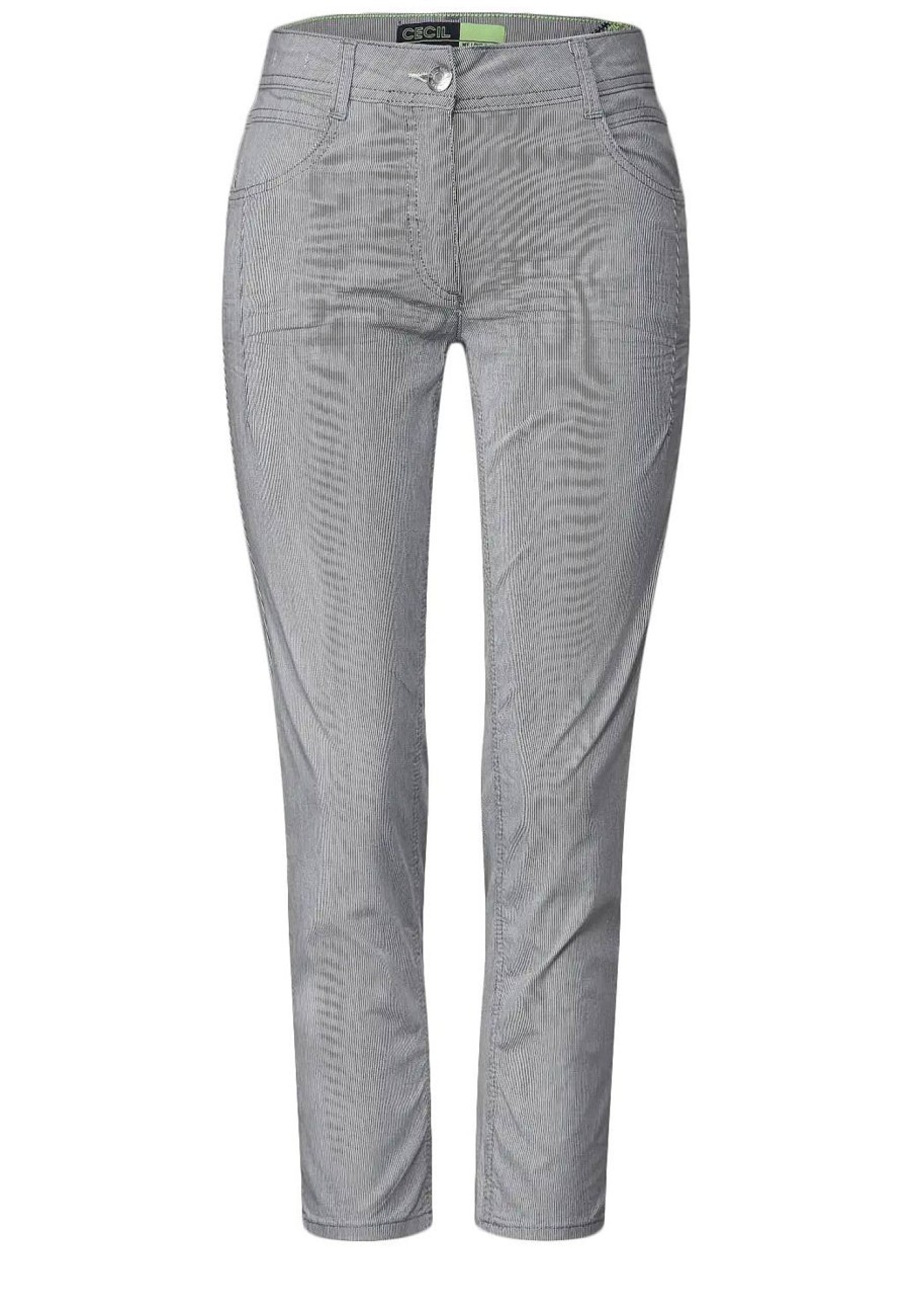 Donna CECIL Pantaloni | Style Scarlett Stripe - Pantalone Cropped