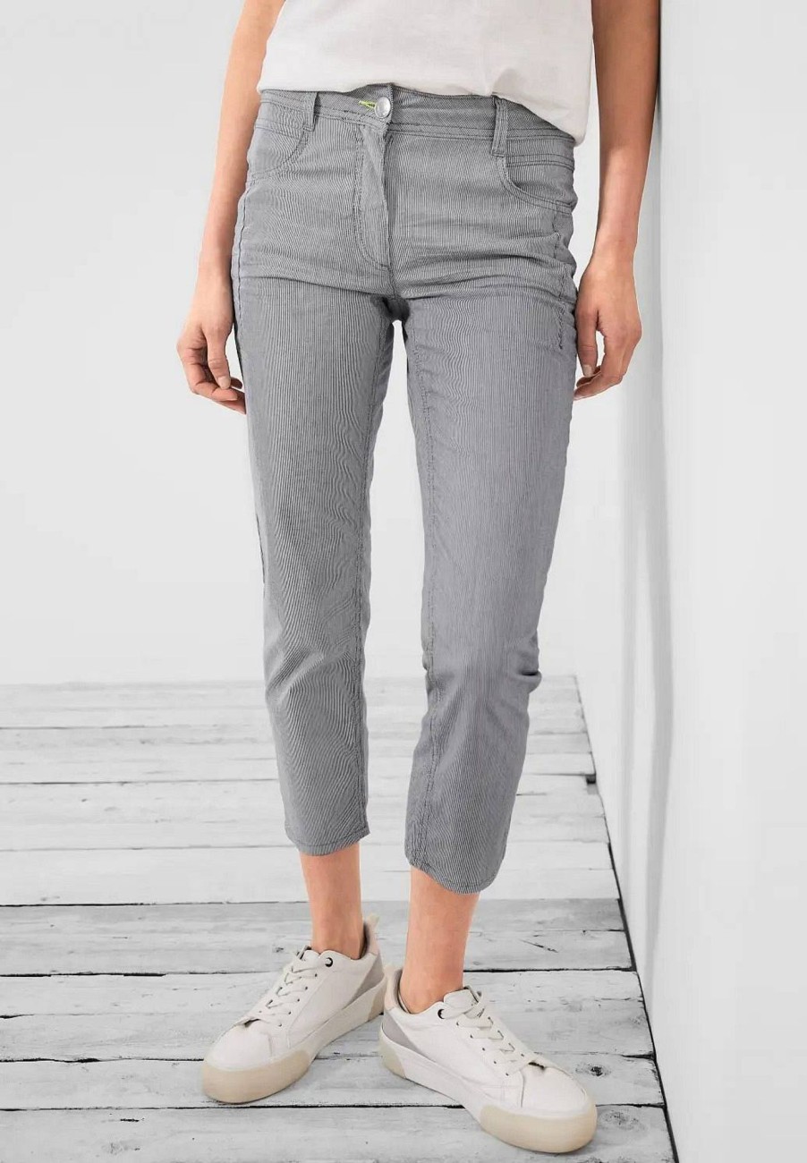 Donna CECIL Pantaloni | Style Scarlett Stripe - Pantalone Cropped