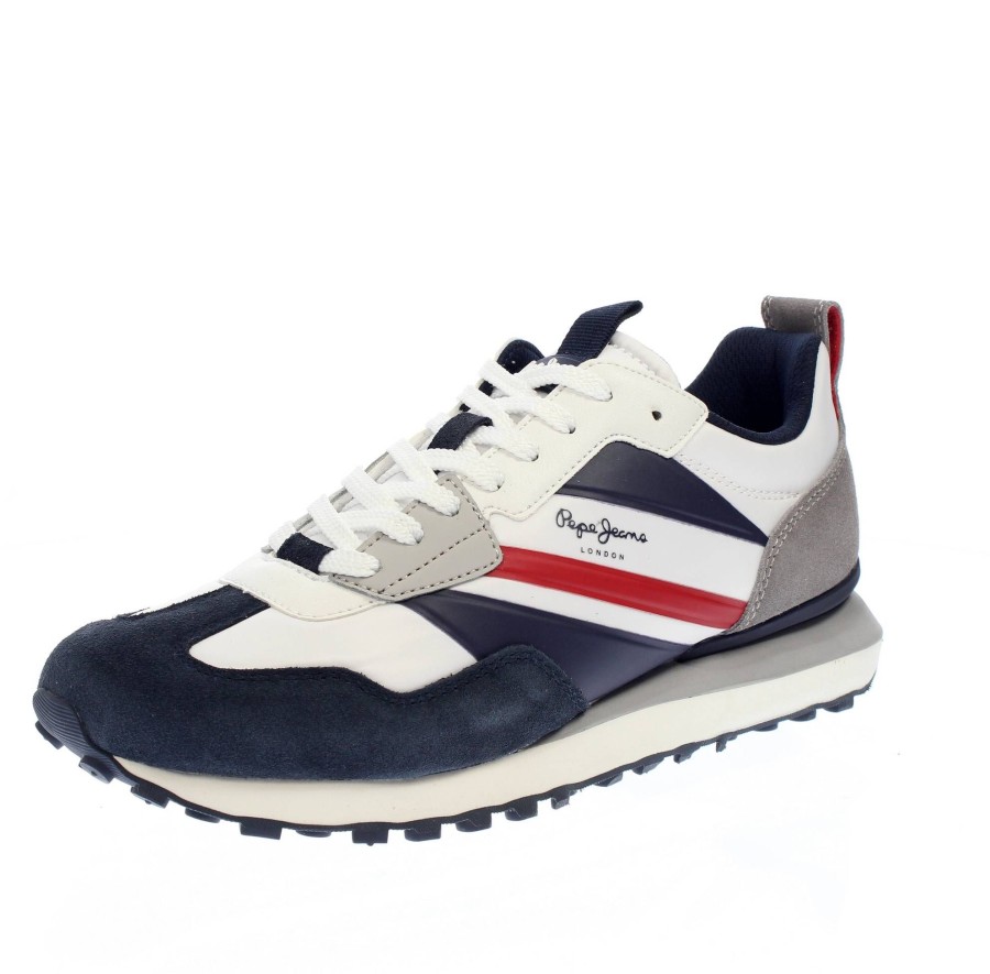 Uomo PEPE JEANS Sneakers | Foster Heat - Sneakers In Tessuto E Suede