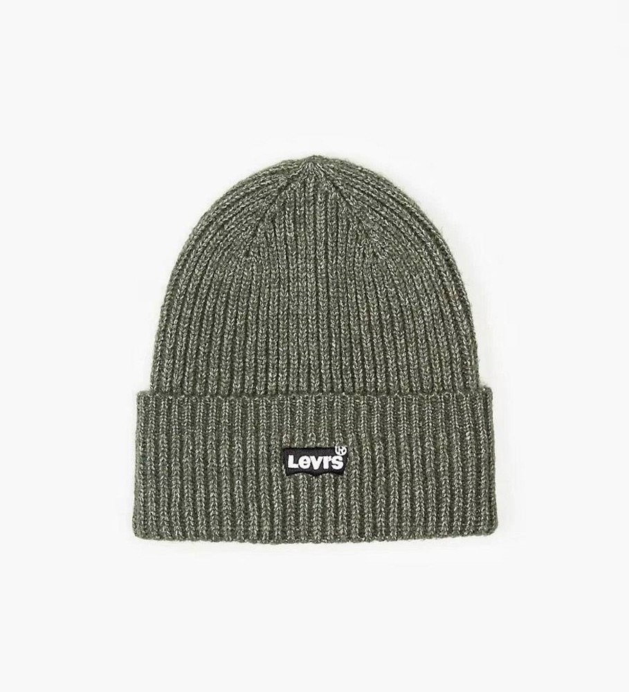 Uomo LEVI'S Cappelli | Essential Ribbed Batwing Beanie - Berretto Mini Logo