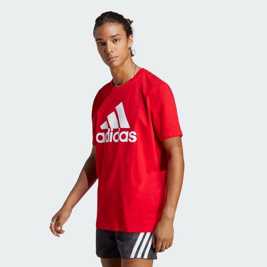 Uomo ADIDAS T-Shirts | Essentials Single Jersey - Tee Big Logo