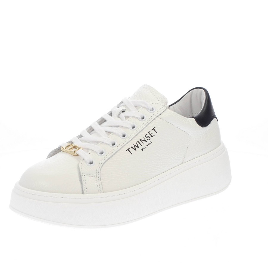 Donna TWINSET Sneakers | Sneakers Platform In Pelle