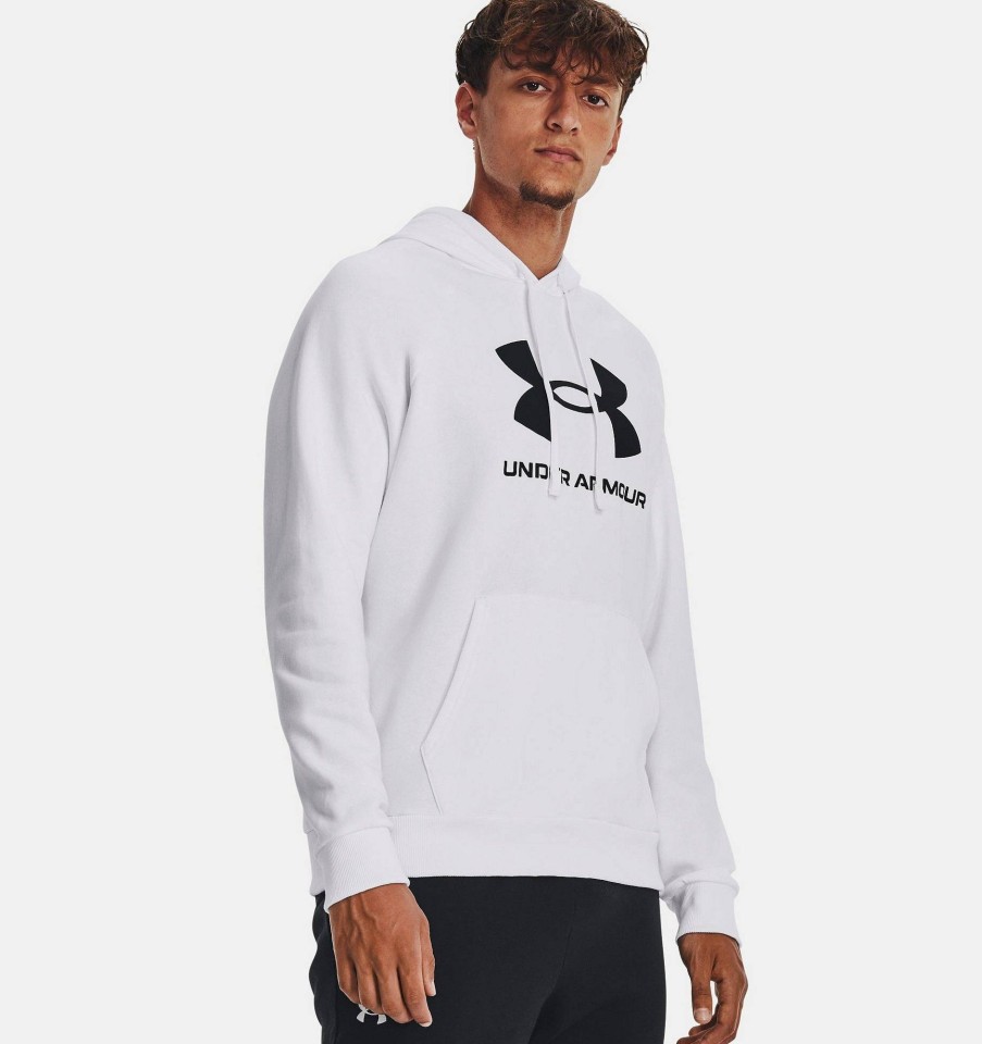 Uomo UNDER ARMOUR Felpe | Riva Fleece Big Logo - Felpa Con Cappuccio