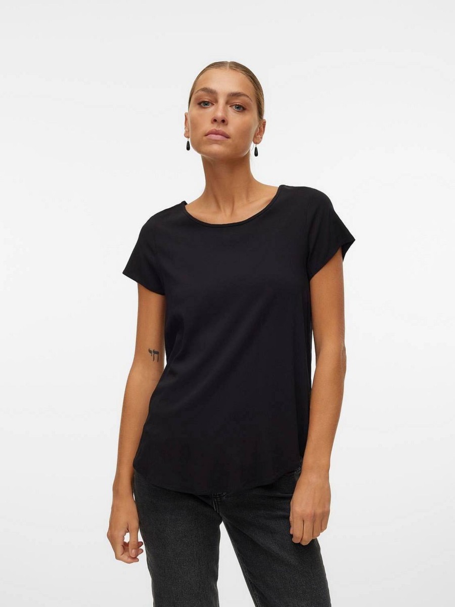 Donna VERO MODA T-Shirts | Bella Ss Top - T-Shirt Maniche Corte