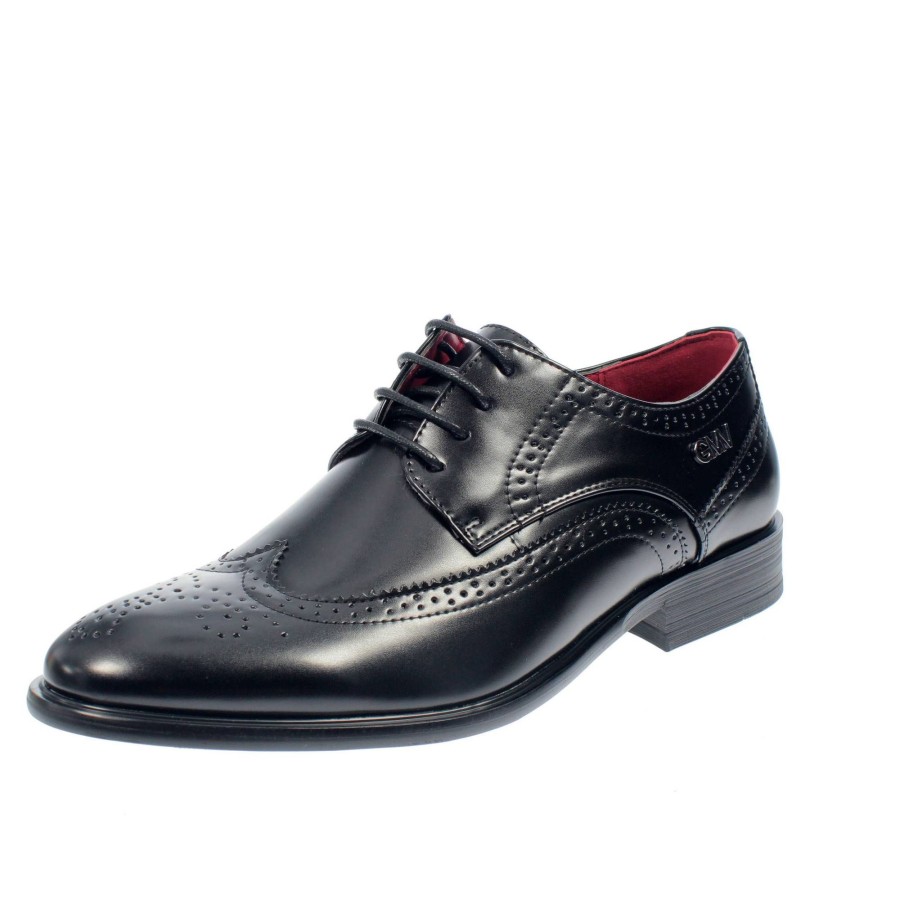 Uomo GIAN MARCO VENTURI Stringate | Stringate Brogue In Sintetico