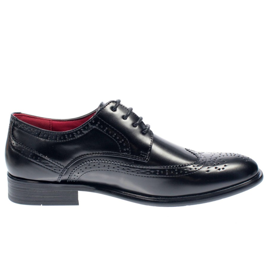 Uomo GIAN MARCO VENTURI Stringate | Stringate Brogue In Sintetico