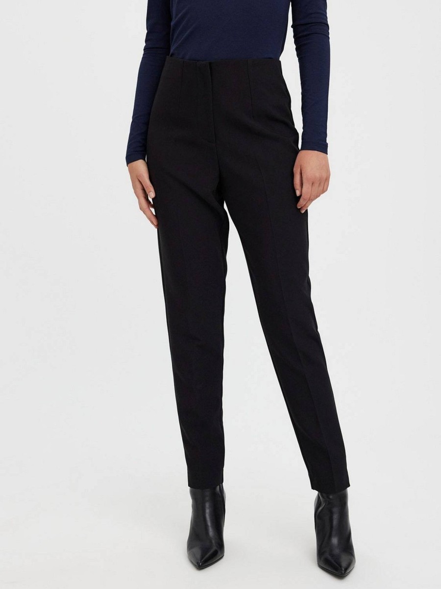 Donna VERO MODA Pantaloni | Sandy Tapered Pant - Pantaloni Vita Alta