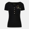 Donna GUESS T-Shirts | Henley Olympia Top - T-Shirt A Manica Corta