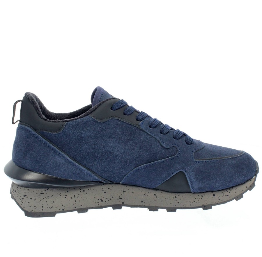 Uomo GUARDIANI Sneakers | Wen 0401 - Sneakers In Suede E Pelle