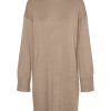 Donna VERO MODA Abiti E Vestiti | Goldneedle Short Highneck Dress - Abito In Maglia