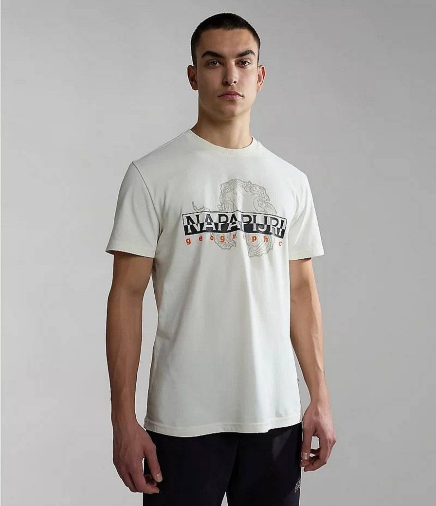 Uomo NAPAPIJRI T-Shirts | S-Iceberg - T-Shirt A Manica Corta