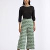 Donna CAFE' NOIR Pantaloni | Pantalone Palazzo Cropped