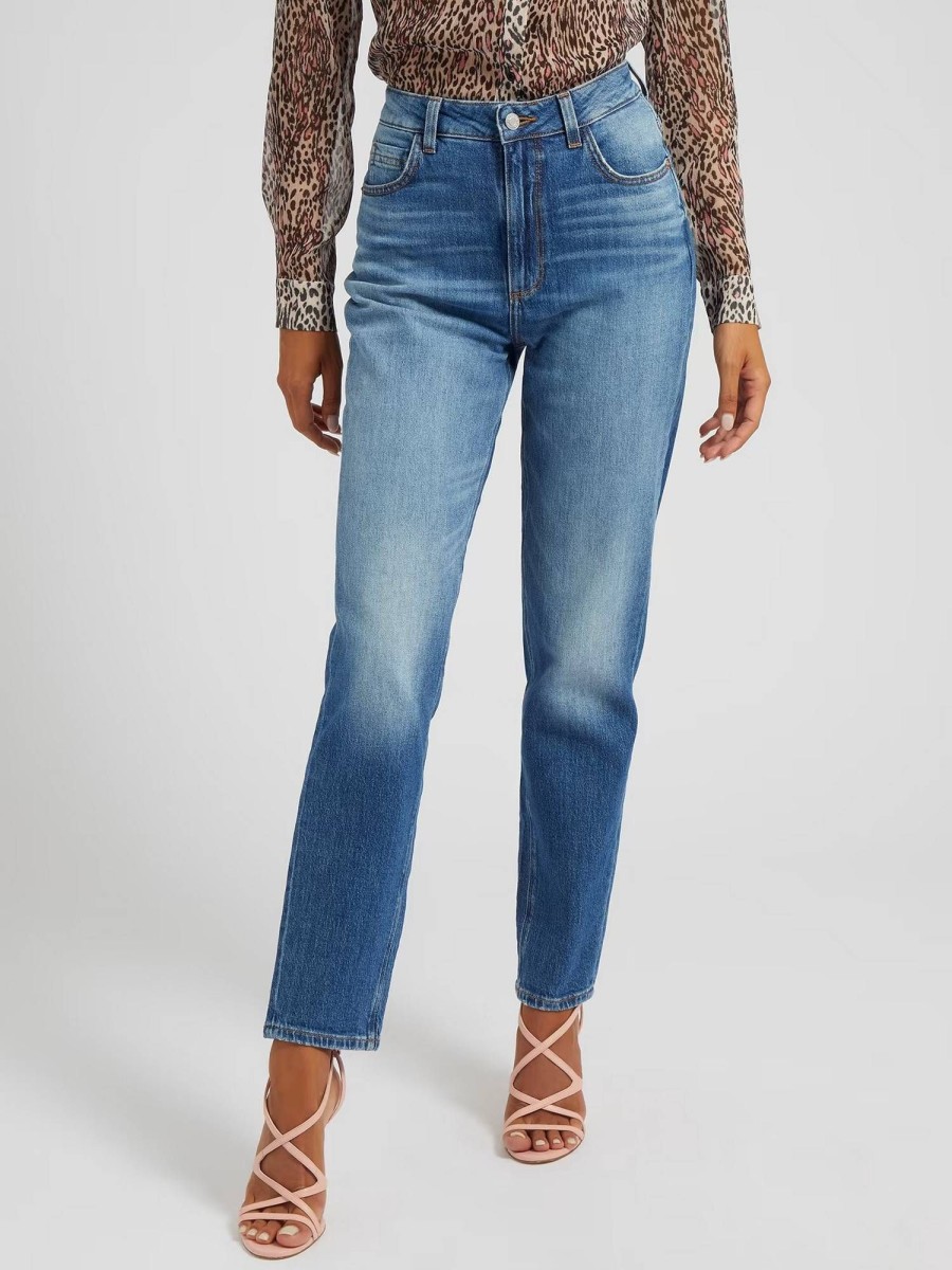 Donna GUESS Denim Jeans | Denim Mom Jean - Jeans