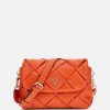 Donna GUESS Borse A Tracolla | Zaina Flap Shoulder Bag - Borsa A Tracolla Intrecciata