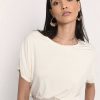 Donna MOLLY BRACKEN T-Shirts | Ladies Knitted Tee - T-Shirt In Viscosa Stretch