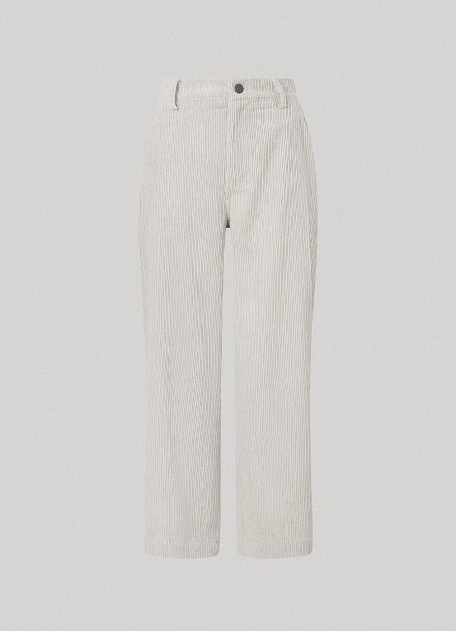 Donna PEPE JEANS Pantaloni | Rihanna Pants - Pantaloni Straight In Velluto