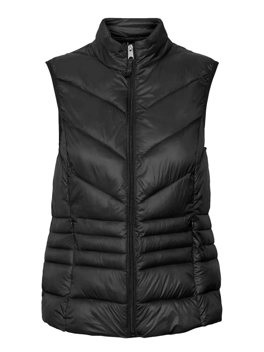 Donna VERO MODA Giubbotti E Cappotti | Sorayasiv Waistcoat - Gilet Trapuntato