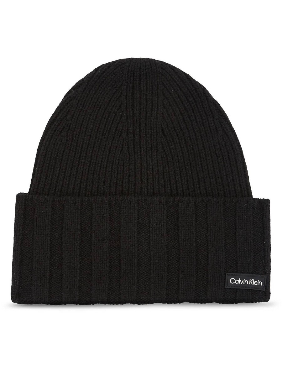 Uomo CALVIN KLEIN JEANS Cappelli | Elevated Rib Beanie - Berretto Con Risvolto