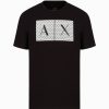 Uomo ARMANI EXCHANGE T-Shirts | T-Shirt Manica Corta Con Stampa Logo