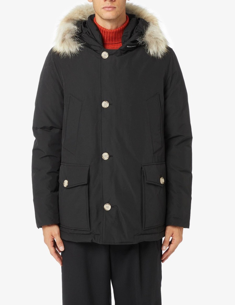 Uomo WOOLRICH Giubbotti E Cappotti | Arctic Anorak Fur - Parka Con Pelliccia