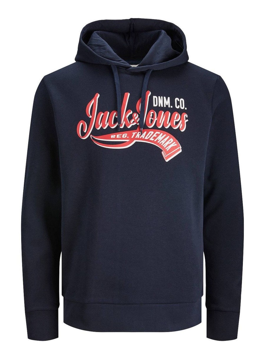 Uomo JACK & JONES Felpe | Logo Sweat Hood - Felpa Con Cappuccio