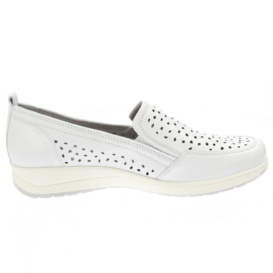 Donna CAPRICE Slip On | Slip On In Pelle Con Zeppetta